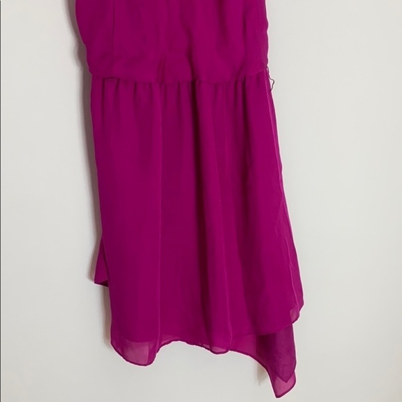 Haute Hippie silk draped asymmetrical dress - Picture 9 of 12